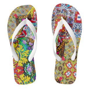 Chanclas Diseños portugueses Pareja de Flip Flops