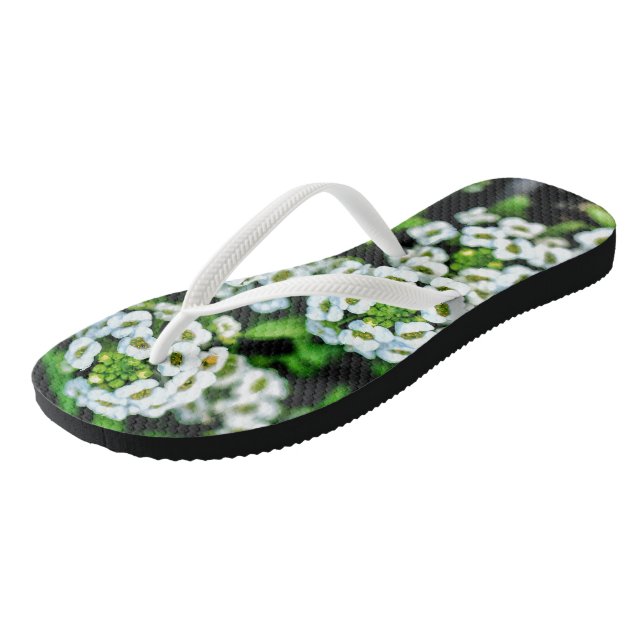 Chanclas divertidas con estampado de flores (Angular)