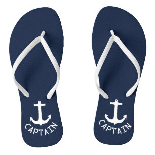 Chanclas divertidas del capitán ancla