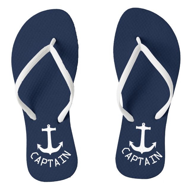Chanclas divertidas del capitán ancla (Plantilla)