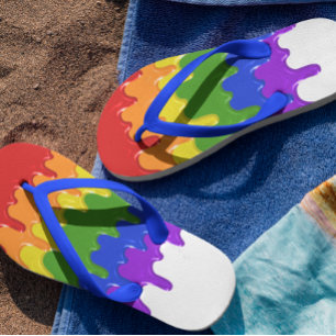 Chanclas Divertidas golosinas de arcoiris Pinzas