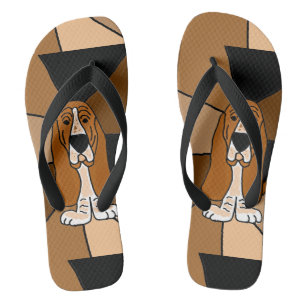 Chanclas Divertidas hojuelas de perro porcino