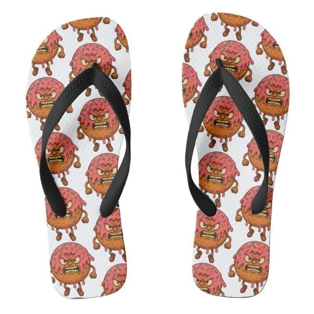 Chanclas Donut II enojado (Plantilla)
