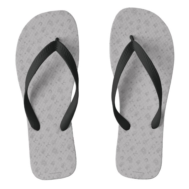 Chanclas Doodles Espaciales Y Científicos (Plantilla)
