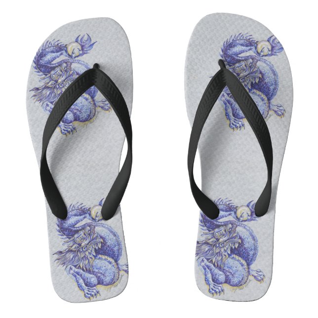 Chanclas Dragón Azul (Plantilla)