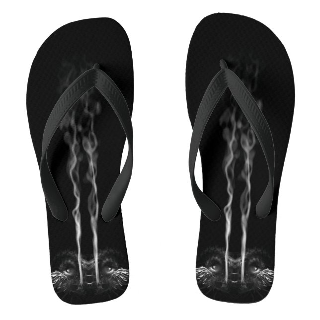 Chanclas Dragón Negro Humo (Plantilla)