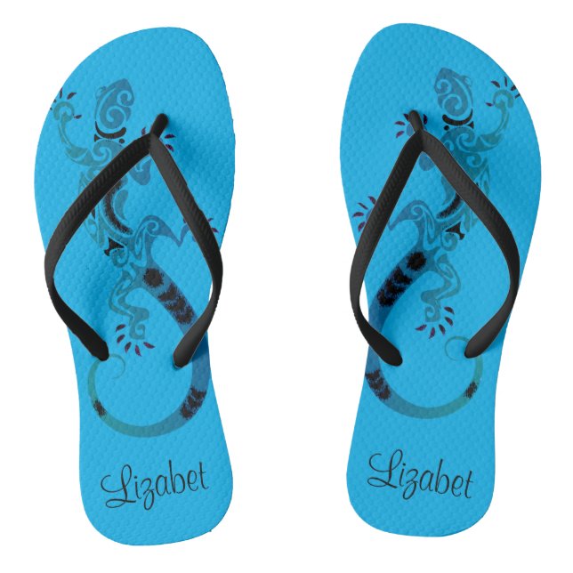 Chanclas Dreamy Blue Gecko  (Plantilla)