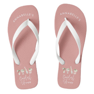 Chanclas Ducha nupcial con un moderno cóctel