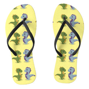 Chanclas Dulce Pareja de Dinosaurios Thunder_Cove