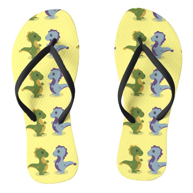 Chanclas Dulce Pareja de Dinosaurios Thunder_Cove (Plantilla)