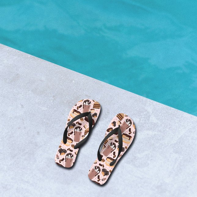 Chanclas Dulce trapos Chocolate Donut Mocha Mantequilla de  (Subido por el creador)