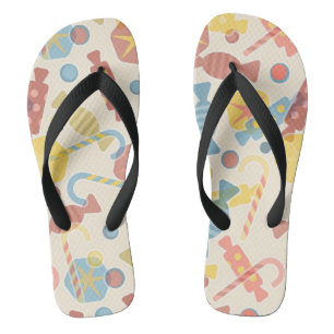 Chanclas Dulces y modelo del caramelo