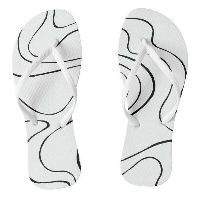 Chanclas Ebb y Flow 2 - Blanco y negro (Plantilla)