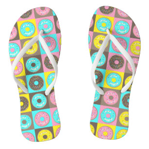 Chanclas ¡Echa un vistazo a los donuts!