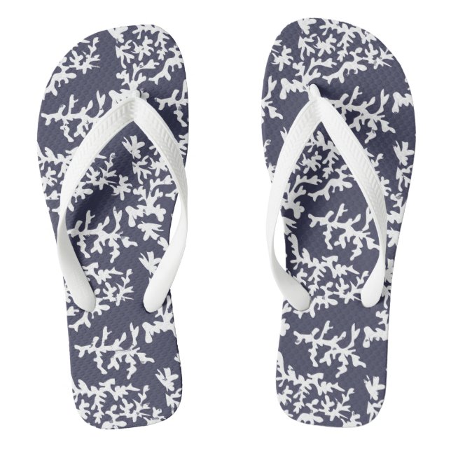 Chanclas Ecosistema de coral submarino del mar (Plantilla)