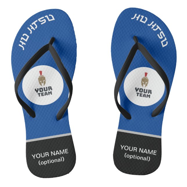 Chanclas Edición del Cinturón Azul FlipFlop de MyJiuJitsuSt (Plantilla)