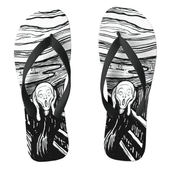 Chanclas Edvard Munch - La litografía de la crema (Plantilla)