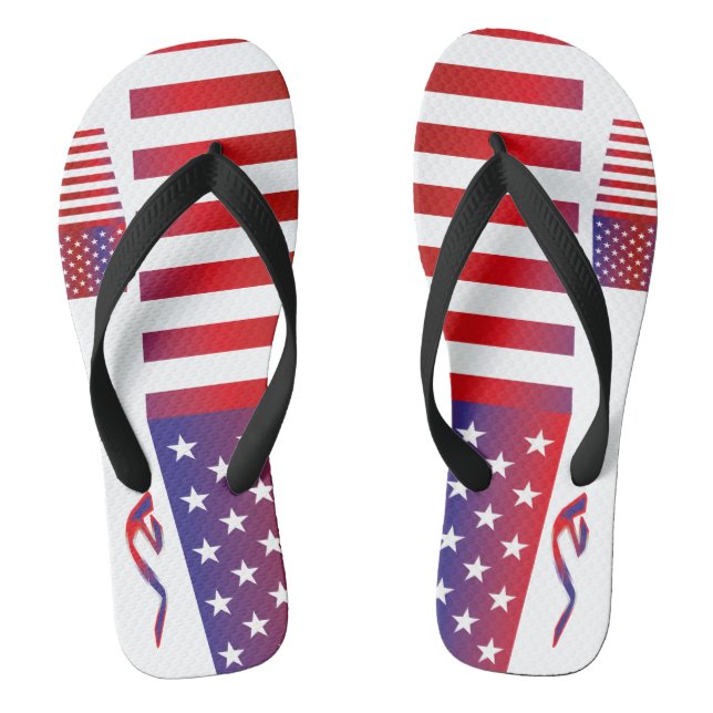 Chanclas EEUU/USA FLAG Text Style BARNA by MASANSER (Plantilla)