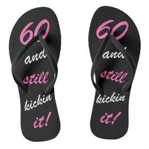 Chanclas El 60 cumpleaños de las mujeres divertidas