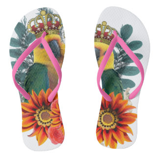 Chanclas El amor de los loros reales
