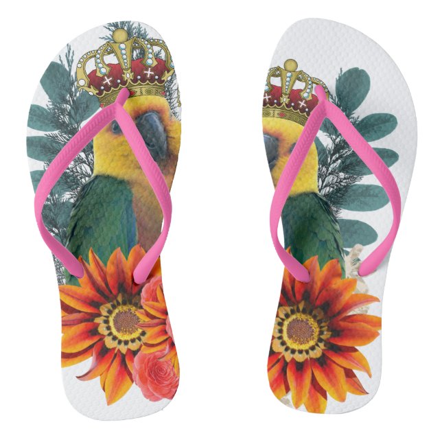 Chanclas El amor de los loros reales (Plantilla)
