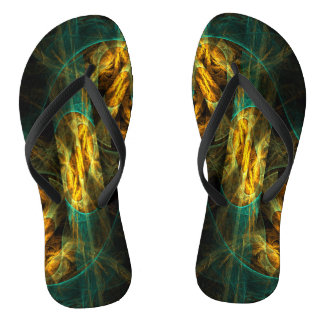 Chanclas El arte abstracto del ojo de la jungla