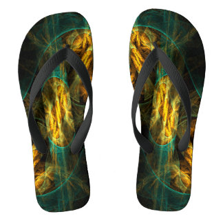 Chanclas El arte abstracto del ojo de la jungla