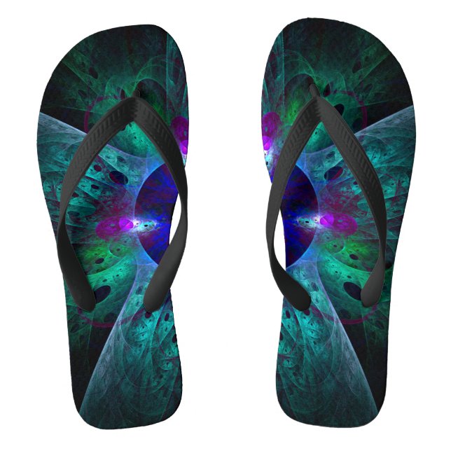 Chanclas El arte abstracto visual (Plantilla)
