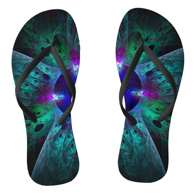 Chanclas El arte abstracto visual (Plantilla)
