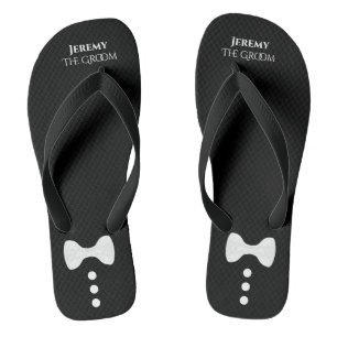 Chanclas El burlón del esmoquín del esmoquín del Boda negro