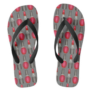 Chanclas El día de San Valentín de maquillaje polaco del lá