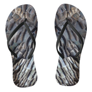 Chanclas El diseño de la naturaleza abstracta de los plumas