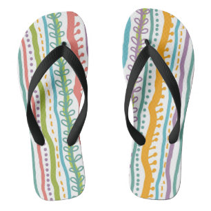 Chanclas El extracto raya el modelo vertical