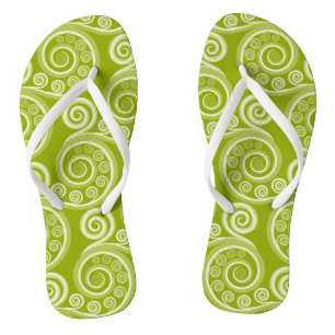 Chanclas El helado verde-veraniego de juguete deja rocas