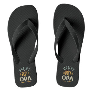 Chanclas El mejor Opa del mundo - Regalo para padre y abuel