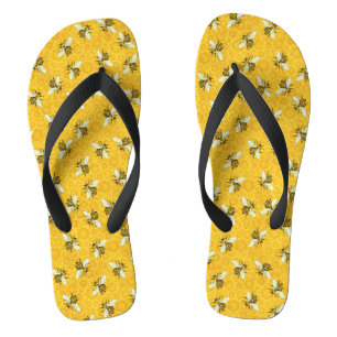 Chanclas El panal de las abejas manosea el modelo de la