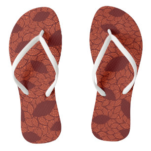 Chanclas El rojo deja el modelo en el naranja