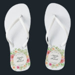 Chanclas Elegante apenas casado casando flips-flopes<br><div class="desc">Para el arreglo para requisitos particulares adicional, haga clic por favor el botón del "personalizar" y utilice nuestra herramienta de diseño para modificar esta plantilla. Si las opciones están disponibles, usted puede cambiar el texto y la imagen simplemente haciendo clic en "corrige/quita el texto o la imagen aquí" y añade...</div>