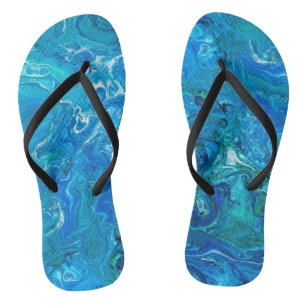 Chanclas Elegante Crazy Lace Agate 2 - Blue Aqua