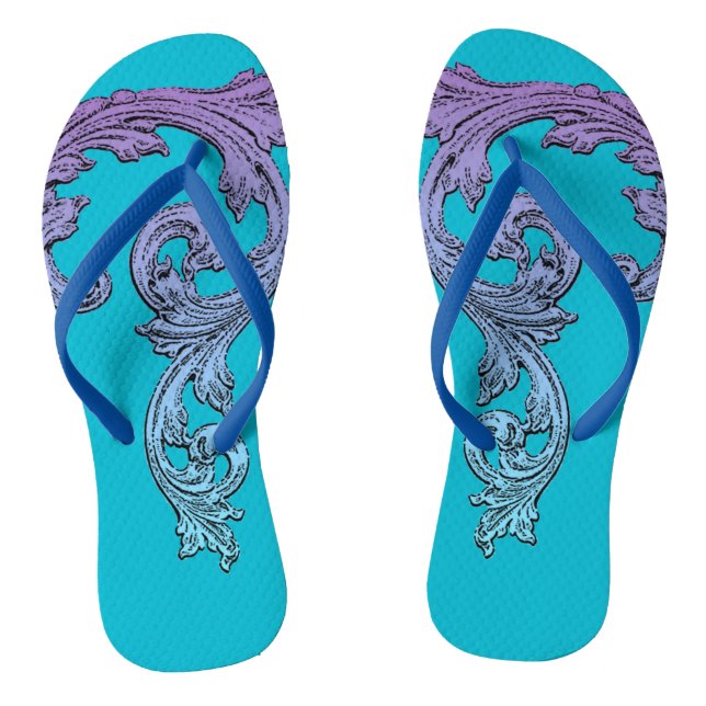 Chanclas Elegante diseño de Gótico Flip Flops (Plantilla)