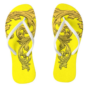 Chanclas Elegante diseño de Gótico Flip Flops