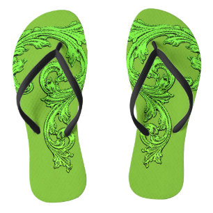 Chanclas Elegante diseño de Gótico Flip Flops