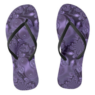 Chanclas Elegante Espuma Líquida Real Púrpura