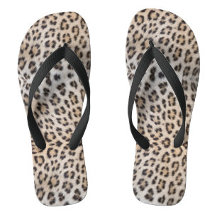Chanclas Elegante estampado de animal de piel de leopardo g