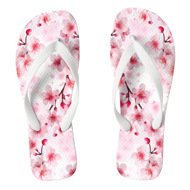 Chanclas Elegante Flor de cerezo Pinky (Plantilla)