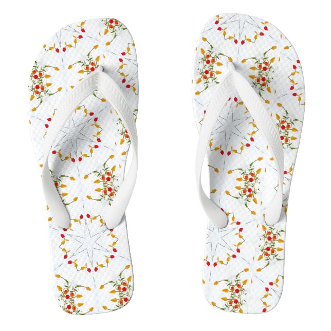 Chanclas Elegante Floral Vintage (Plantilla)