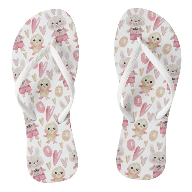 Chanclas Elegante Patrón de Pascua| Flip Flops (Plantilla)
