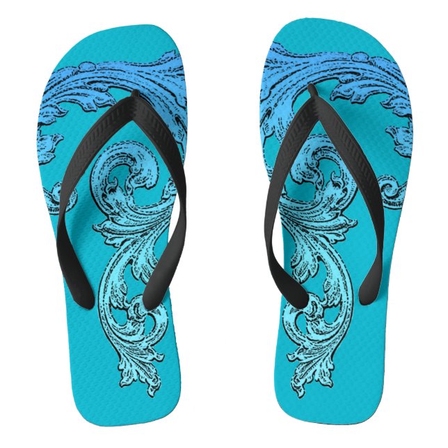 Chanclas Elegantes de Diseño Goth (Plantilla)