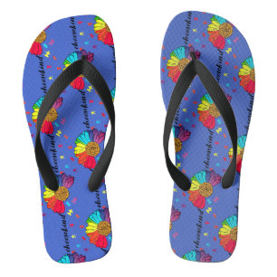 Chanclas Elige un par de concientización sobre el autismo d