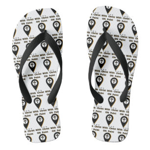 Chanclas En Punto Con Cristo Unisex Bíblico De Todo El Mund